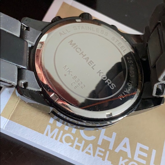 Michael Kors Mercer Black Dial Chronograph Watch - Picture 4 of 4